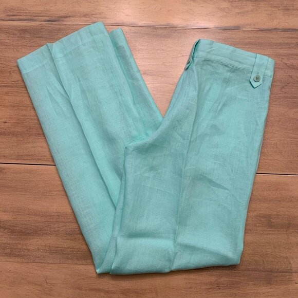 Ralph Lauren Black Label Drawstring Linen Pants 6 - Picture 4 of 7